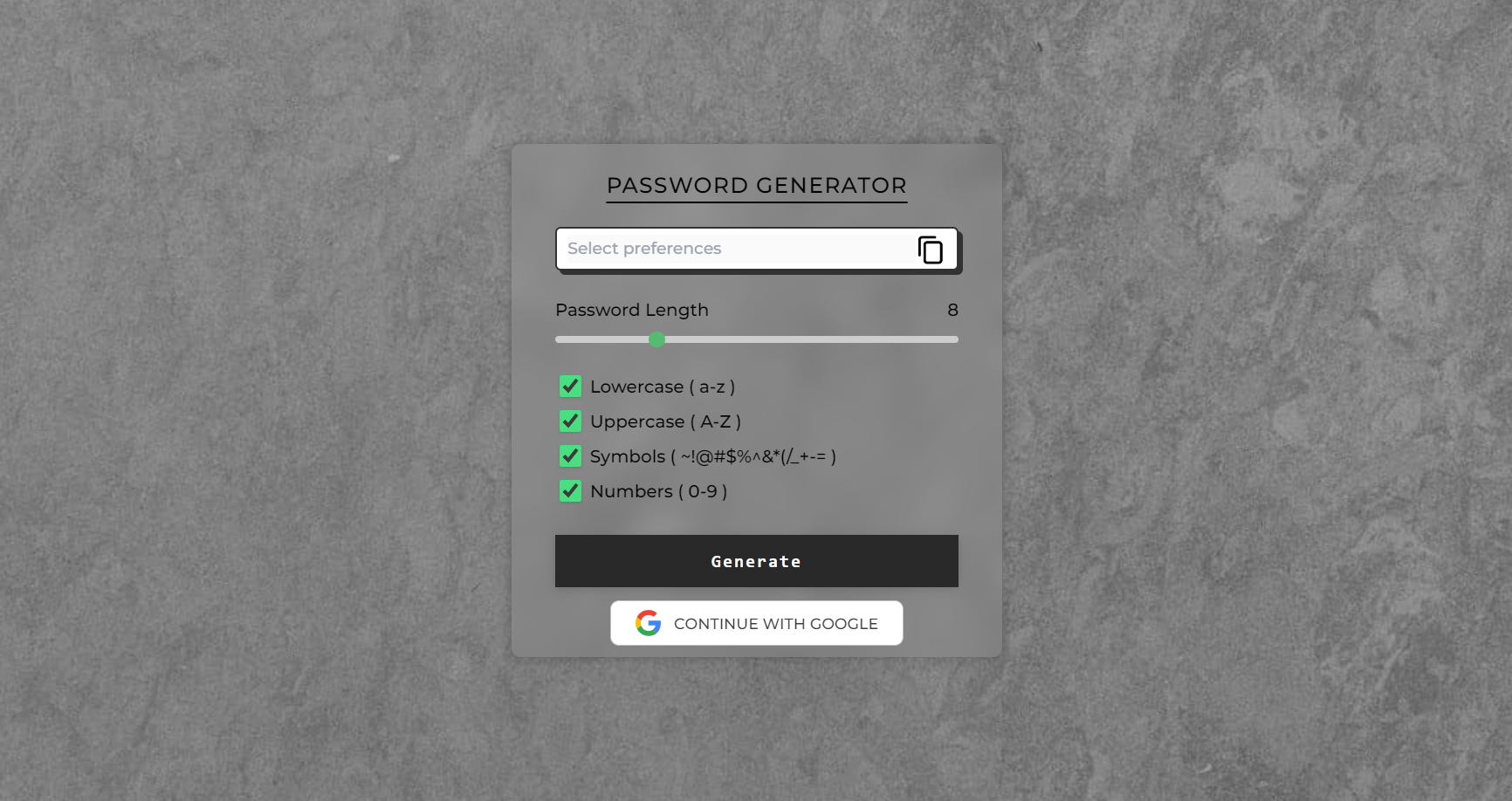 password-generator